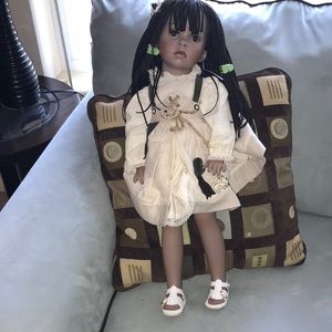 Porcelain collectible doll